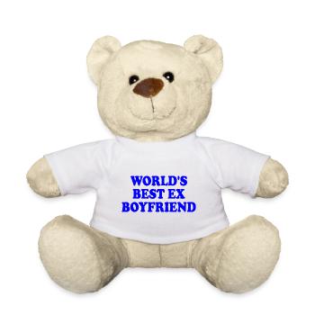 worlds best ex boyfriend - Teddy - Weiß - Vorne