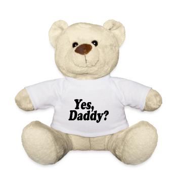 Yes daddy - Nounours - blanc - Devant