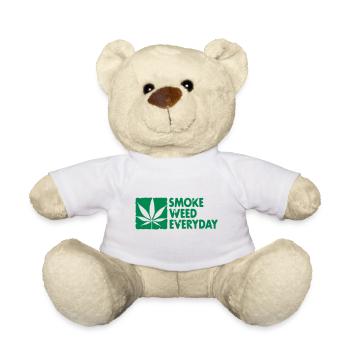 smoke weed everyday boxed - Nounours - blanc - Devant