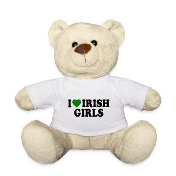 I love irish girls - Nounours - blanc - Devant
