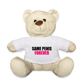 Same penis forever - Nounours - blanc - Devant