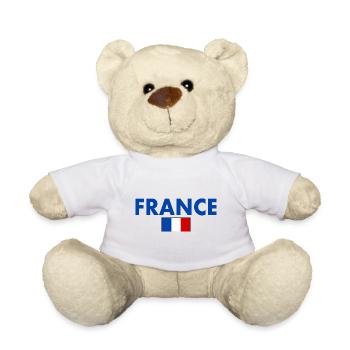 Frankreich - Teddy - Weiß - Vorne