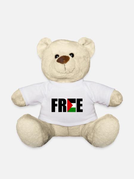 Free palestine - Teddy - Weiß