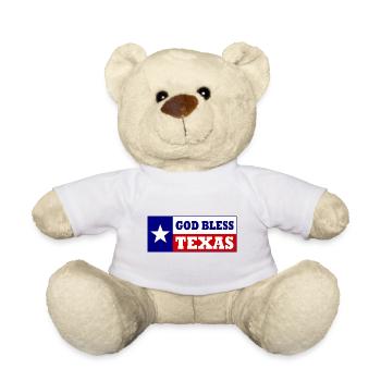 God bless texas - Teddy - Weiß - Vorne