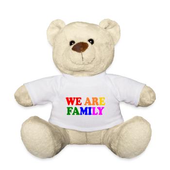 We are family lgbt - Nounours - blanc - Devant
