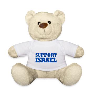 Support israel - Teddy Bear - white - Front