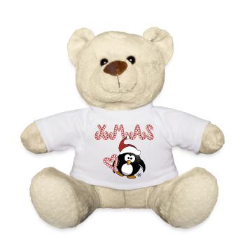 XMAS Pinguin - Teddy - Weiß - Vorne