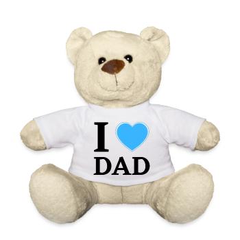 I LOVE DAD - Teddy - Weiß - Vorne