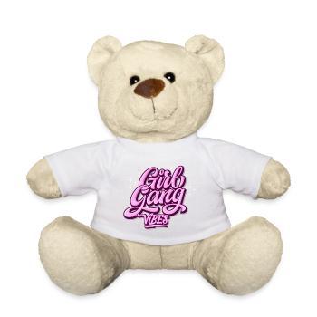 Ambiance de gang de filles - Nounours - blanc - Devant