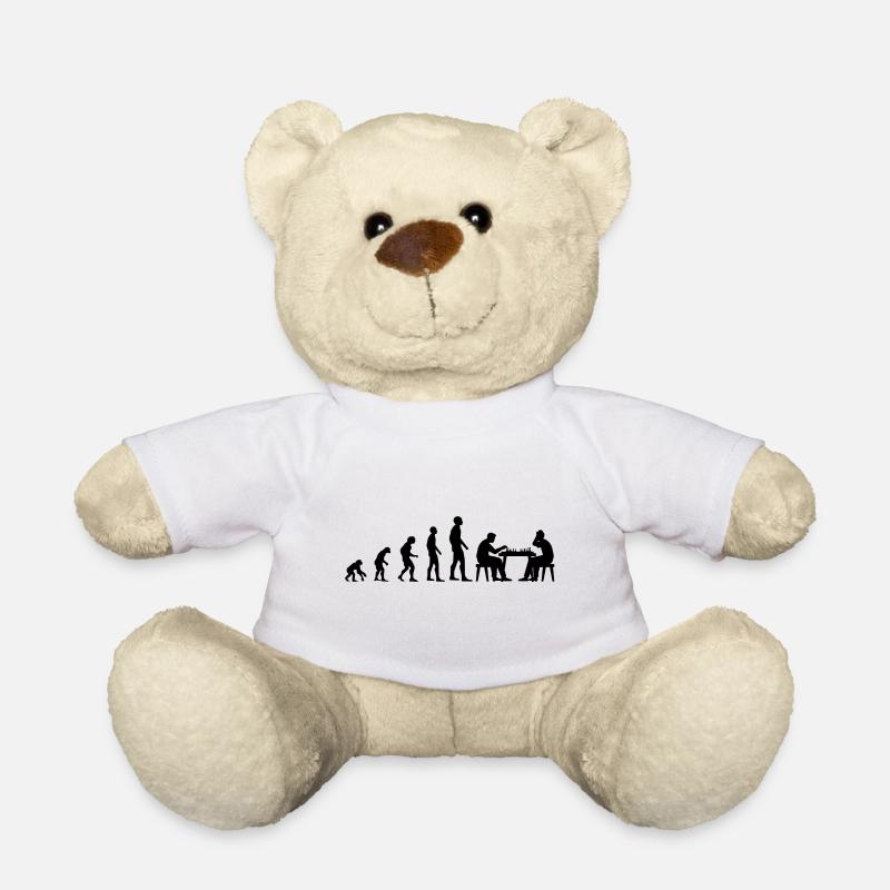 Schach Evolution Entwicklung - Teddy - Weiß