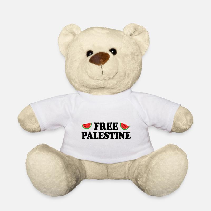 Free palestine - Teddy Bear - white