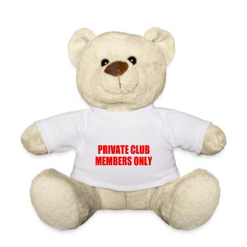 private club members only - Nounours - blanc - Devant