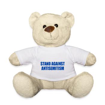 stand against antisemitism - Nounours - blanc - Devant