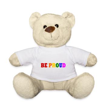 Be proud - Teddy - Weiß - Vorne