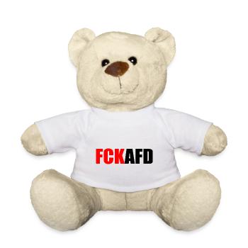 Fck afd - Teddy - Weiß - Vorne