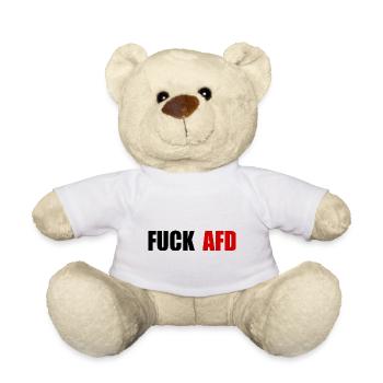 Fuck afd - Teddy - Weiß - Vorne