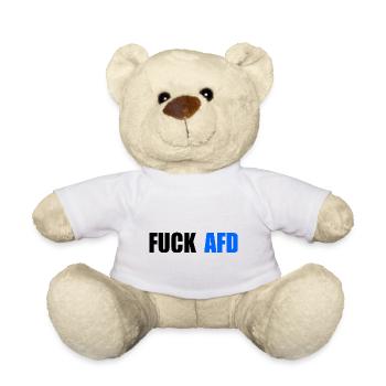 Fuck afd - Teddy - Weiß - Vorne