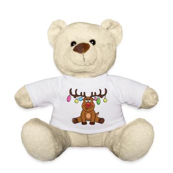Noël drôle Noël Noël Noël - Nounours - blanc - Devant