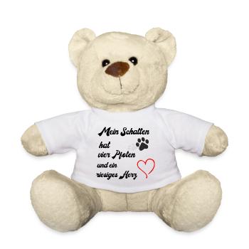 My shadow has four paws - Teddy Bear - white - Front