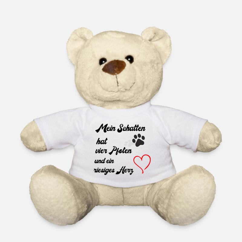 Mon ombre a quatre pattes - Nounours - blanc