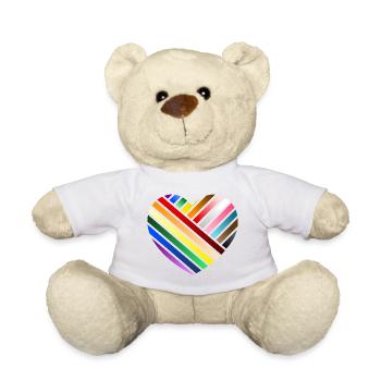LOVE - modernes Thema - Teddy - Weiß - Vorne