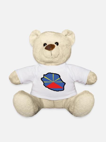 974 - Drapeau Lo Mahaveli - Nounours - blanc