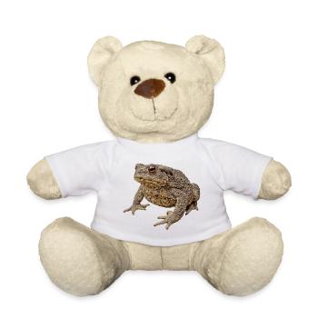 Kröten bringen Glück und essen des Gärtners Feinde - Teddy - Weiß - Vorne