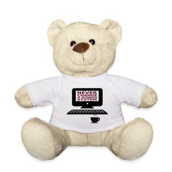 IT Never change a running system - Teddy - Weiß - Vorne