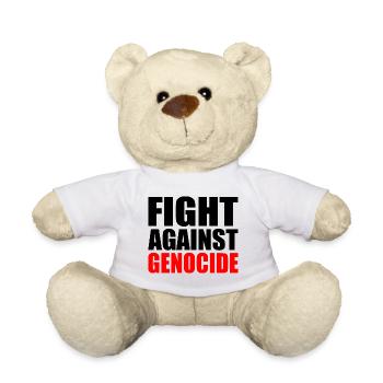 Fight against genocide - Nounours - blanc - Devant