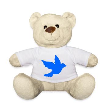 Friedenstaube - Teddy - Weiß - Vorne
