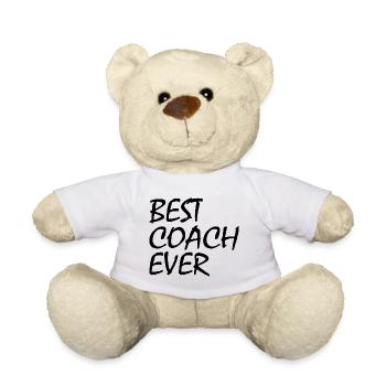 Best coach ever - Teddy Bear - white - Front