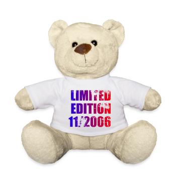 18. Geburtstag Limited Edition 11/2006 - Teddy - Weiß - Vorne