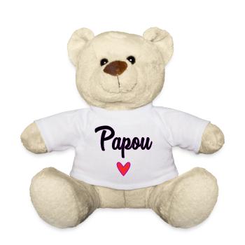 PAPUAN. DAD. FATHER'S DAY. HAPPY FATHER'S DAY - Teddy Bear - white - Front