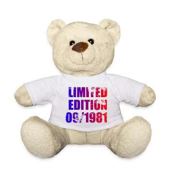 44e anniversaire Edition limitée 09/1981 - Nounours - blanc - Devant