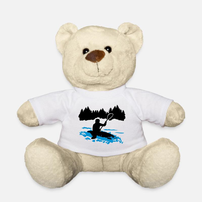 Kayaking, kayaking - Teddy Bear - white