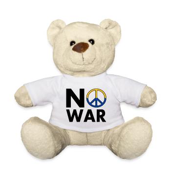 No war - Teddy Bear - white - Front