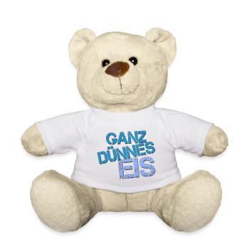 ganz dünnes Eis - Teddy - Weiß - Vorne