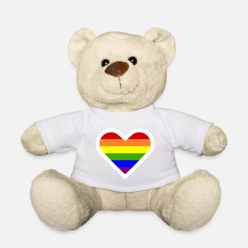 Lgbt - Teddy Bear - white