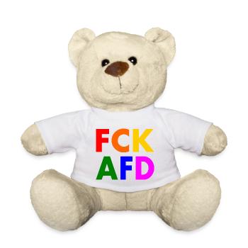 Fck afd - Teddy - Weiß - Vorne