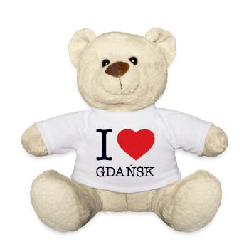 J’ADORE GDANSK - Nounours - blanc - Devant