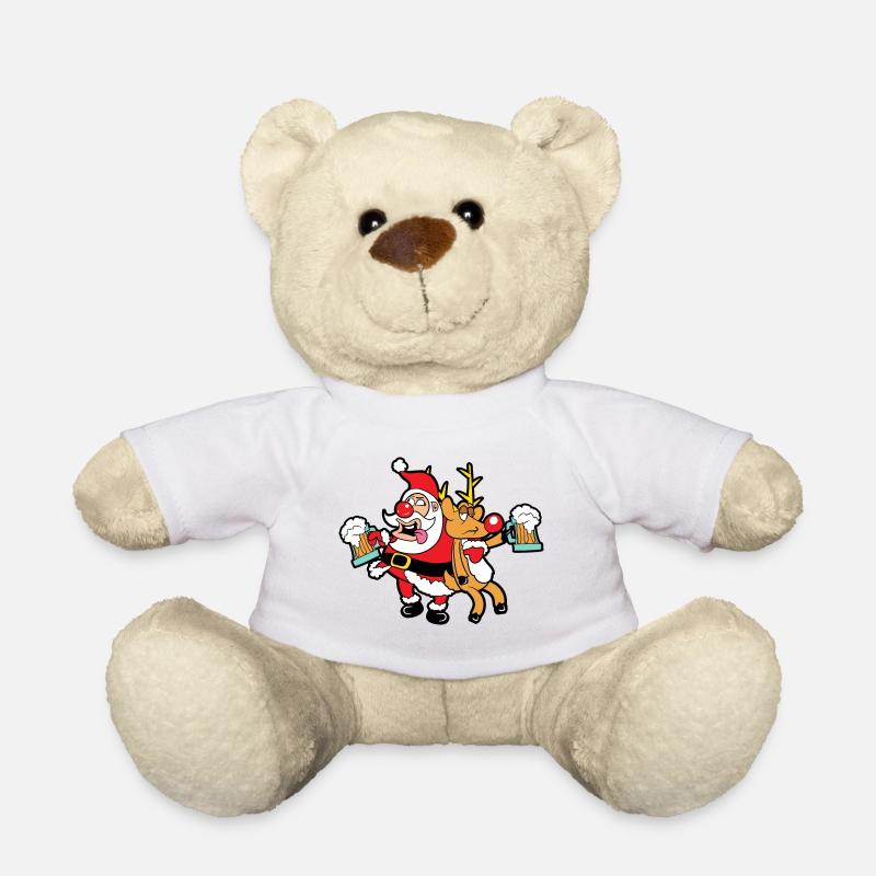 Noël drôle Noël Noël Noël - Nounours - blanc