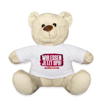 Satzzeichen retten Leben! - Teddy - Weiß - Vorne