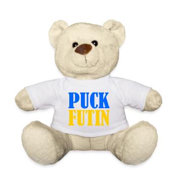 Puck futin - Teddy Bear - white - Front