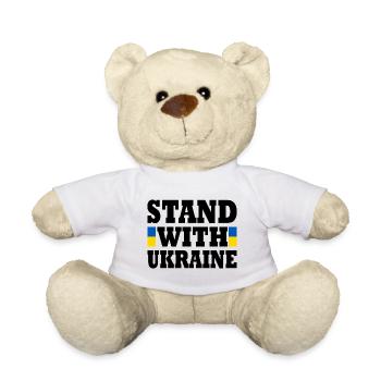 stand with ukraine - Teddy - Weiß - Vorne