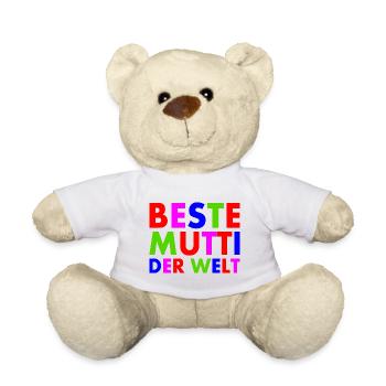 Beste mutti der welt - Teddy - Weiß - Vorne