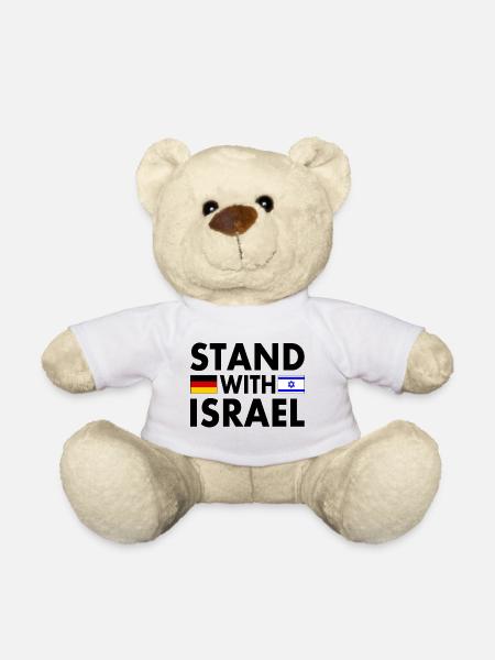 Stand with israel - Teddy - Weiß