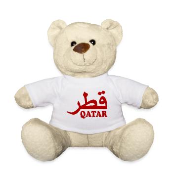 Qatar - Teddy Bear - white - Front