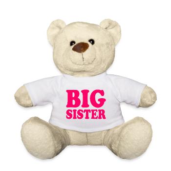 Big sister - Nounours - blanc - Devant
