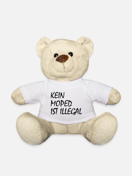 kein moped ist illegal - Teddy - Weiß