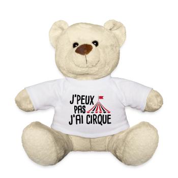 J'peux pas j'ai cirque - Nounours - blanc - Devant